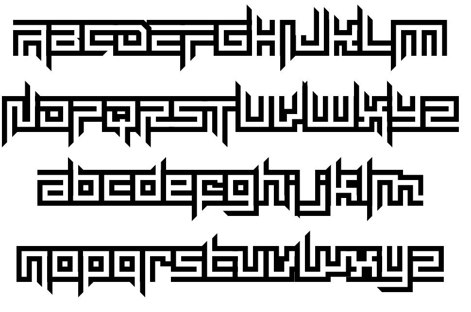 Mayon Exquisite písmo Exempláře