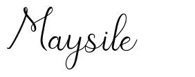 Maysile шрифт