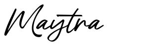 Maytra font