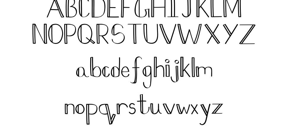 MBB Doubleline font Örnekler