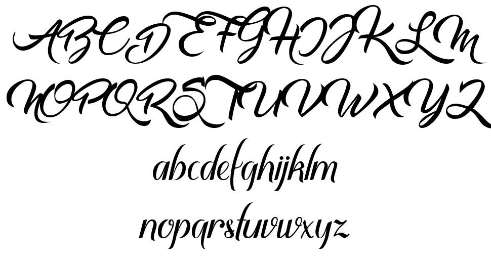 Mbuhya font Örnekler