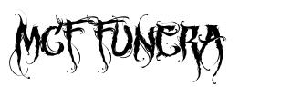 MCF Funera font