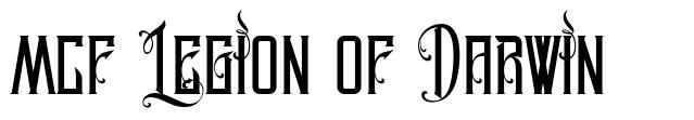 MCF Legion of Darwin шрифт