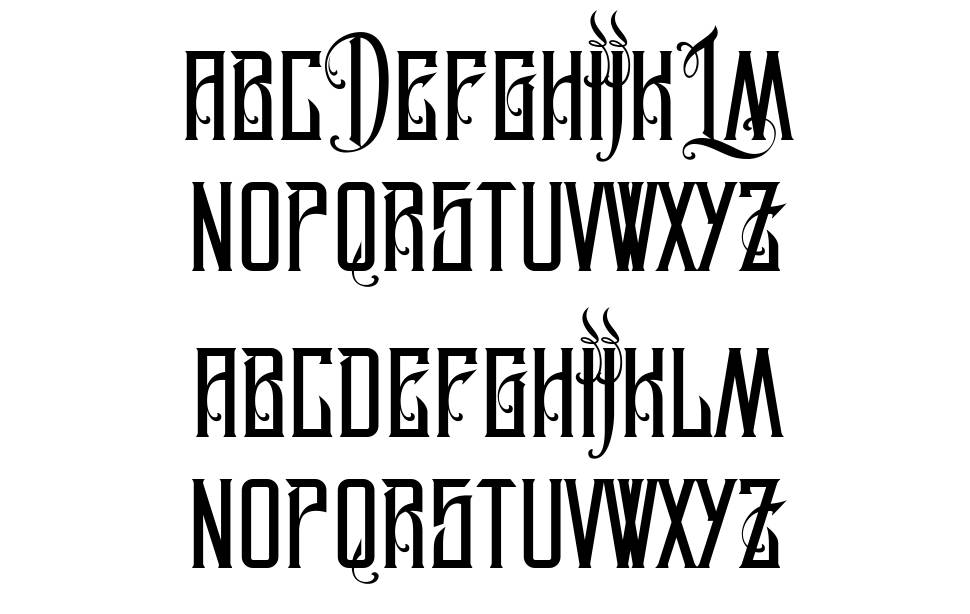 MCF Legion of Darwin font specimens