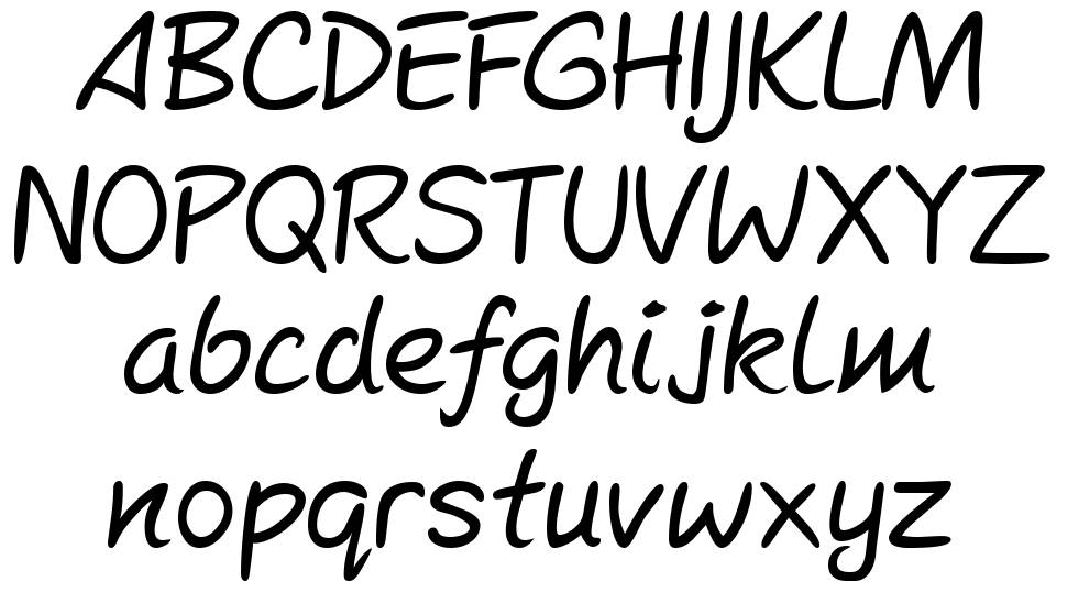 Mcgannahan font Örnekler