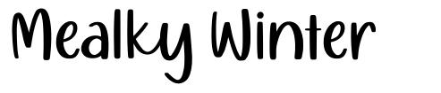 Mealky Winter font