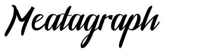 Meatagraph шрифт