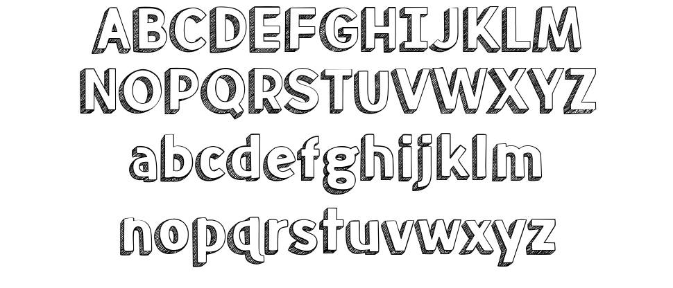 Meatloaf font Örnekler