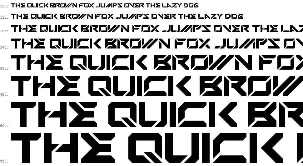 Mechsuit font Waterfall