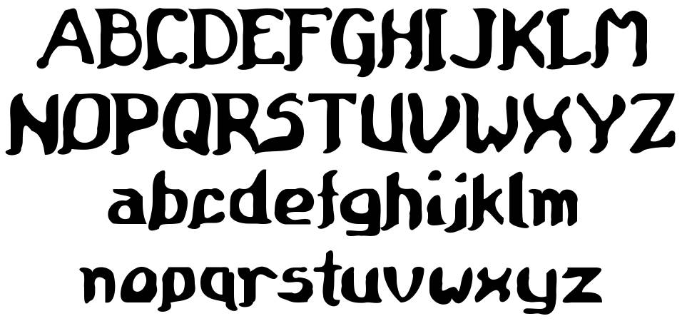 Medieval Scroll of Wisdom font specimens