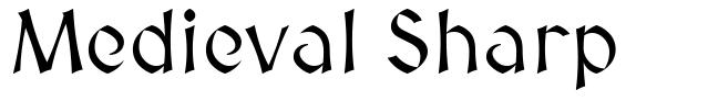 Medieval Sharp font