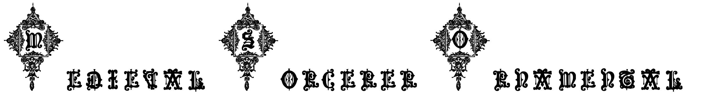 Medieval Sorcerer Ornamental 字形
