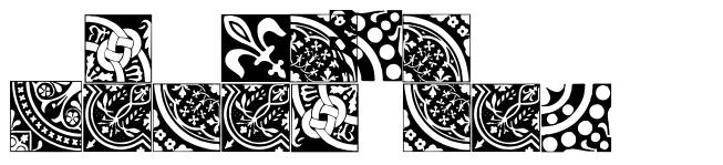 Medieval Tiles 字形