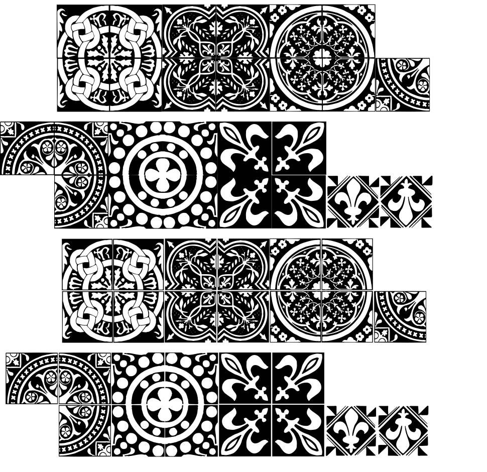 Medieval Tiles font Specimens