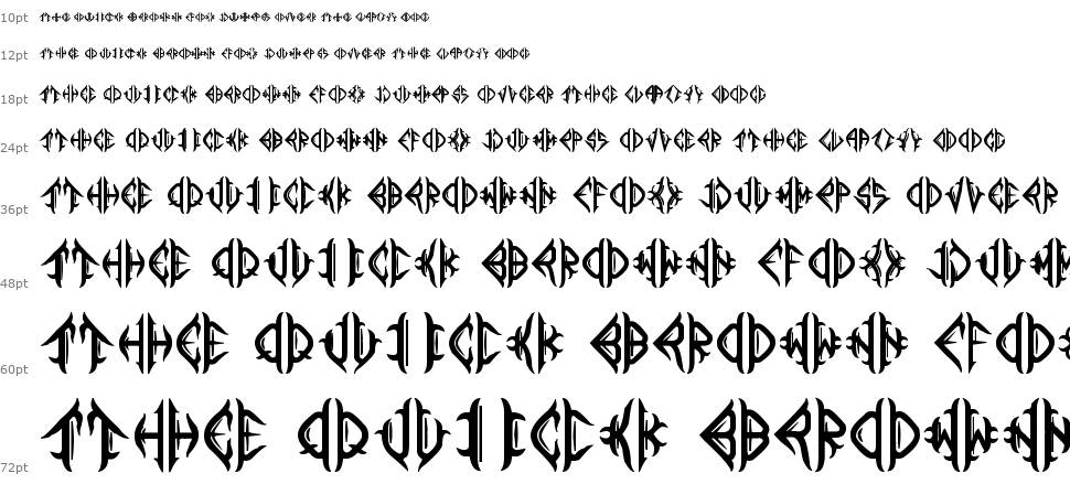 Mediogramo font Şelale