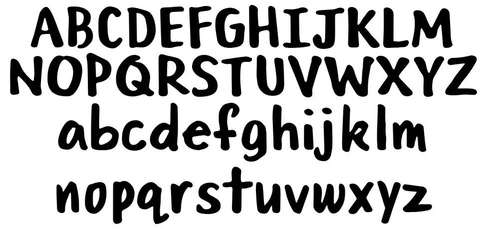 Mega Markerfont specimens