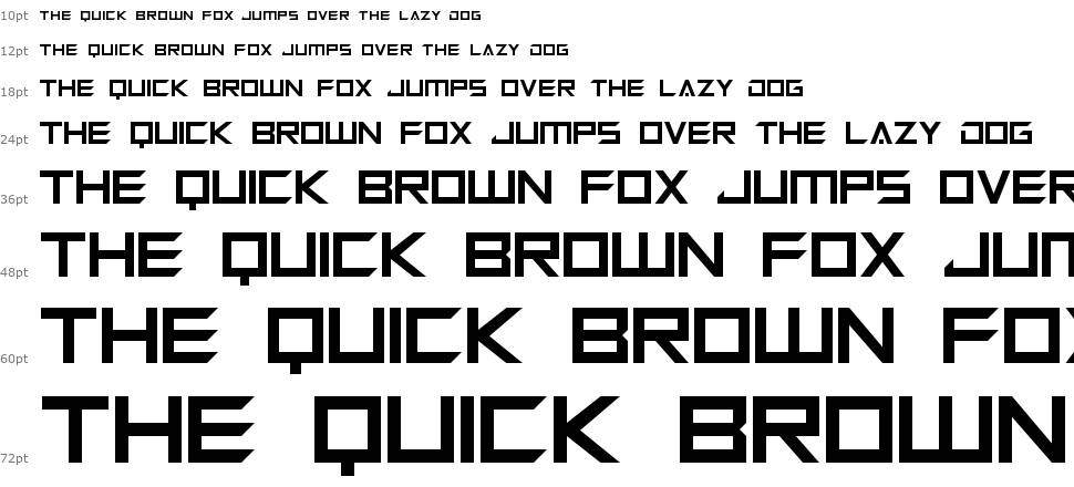 Megabot Five font Şelale
