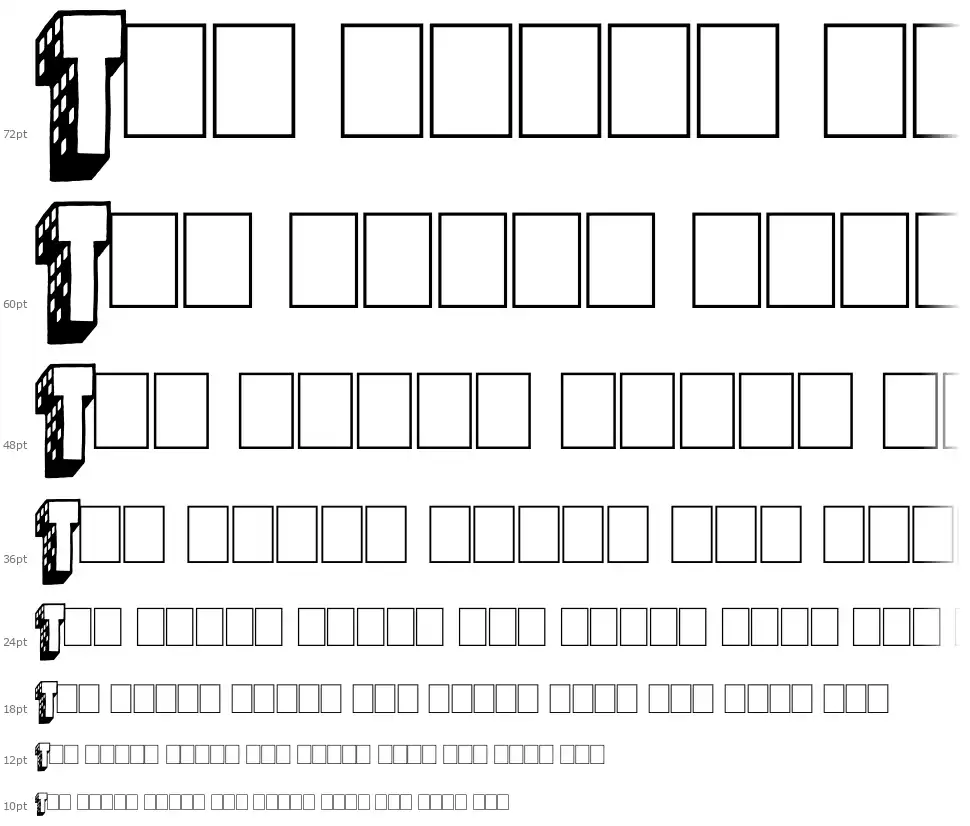 Megalopolis font Şelale