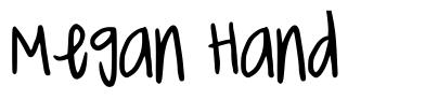 Megan Hand schriftart