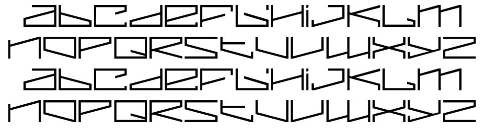 Megandroid 字形 标本