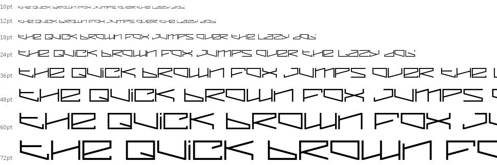 Megandroid font Waterfall