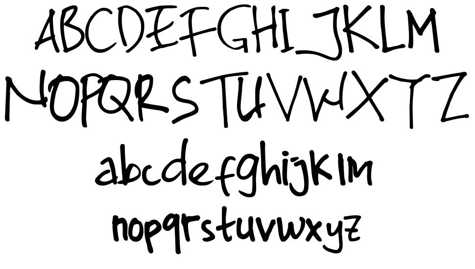 Megaponn font Örnekler