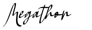 Megathon шрифт