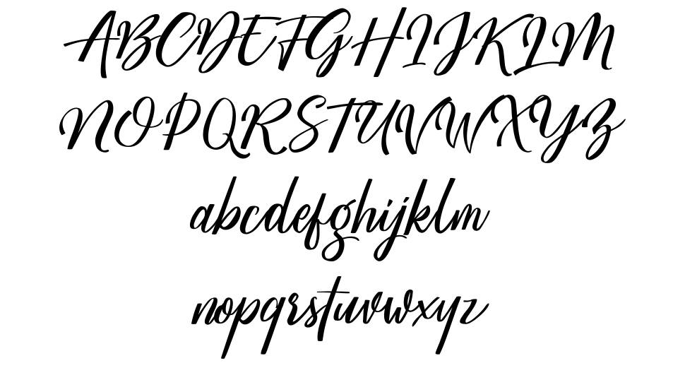 Megattor font specimens