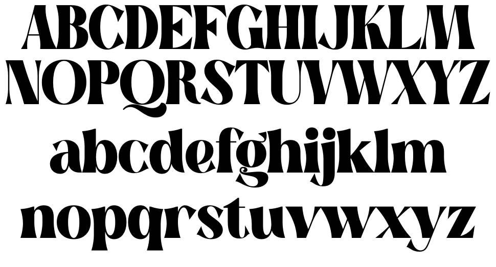 Megiska font specimens