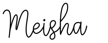 Meisha 字形