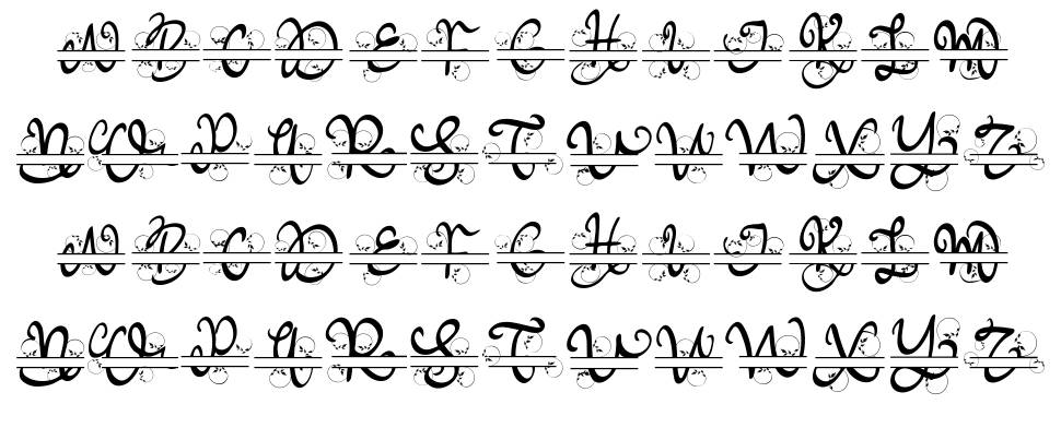 Meisha Monogram font