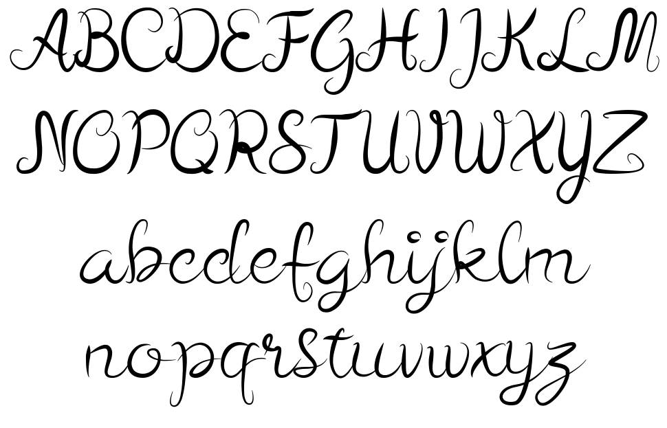 Melbournistic font Örnekler