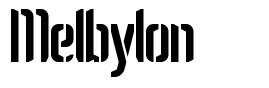 Melbylon шрифт