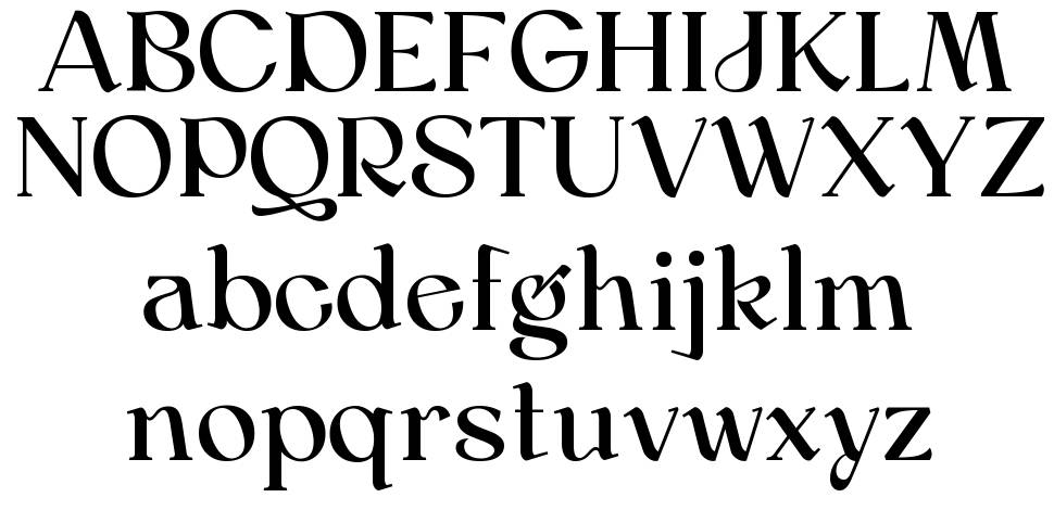 Melian Kingsley font specimens