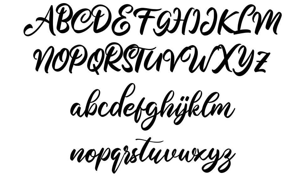Meliana Script font
