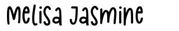 Melisa Jasmine шрифт