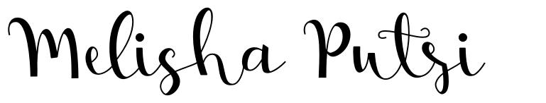 Melisha Putri font