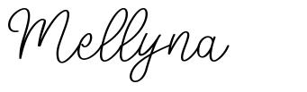 Mellyna шрифт