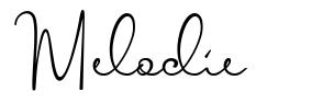 Melodie font