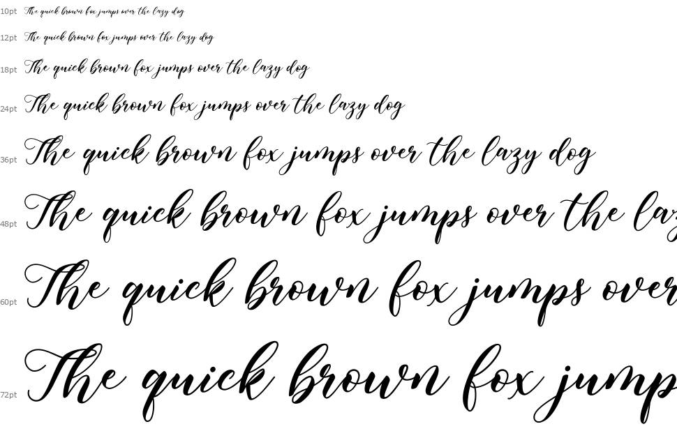 Melodie Rouge font Waterfall
