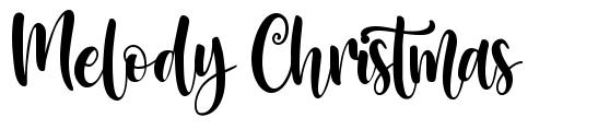Melody Christmas font
