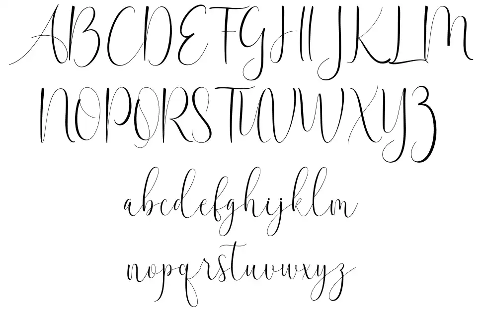 Melodylanfont specimens