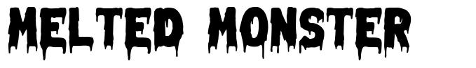 Melted Monster font