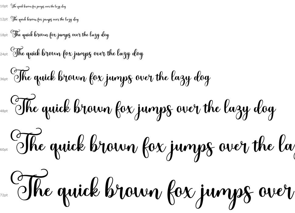 Meltisia font Waterfall