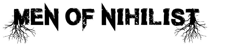Men of Nihilist шрифт