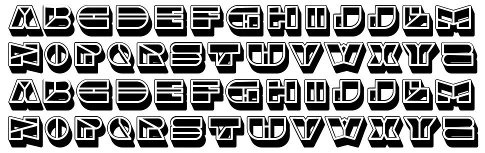 Mentalfont specimens