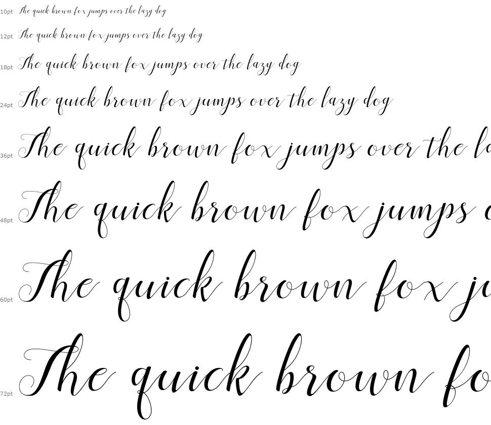 Menttion Script font Şelale