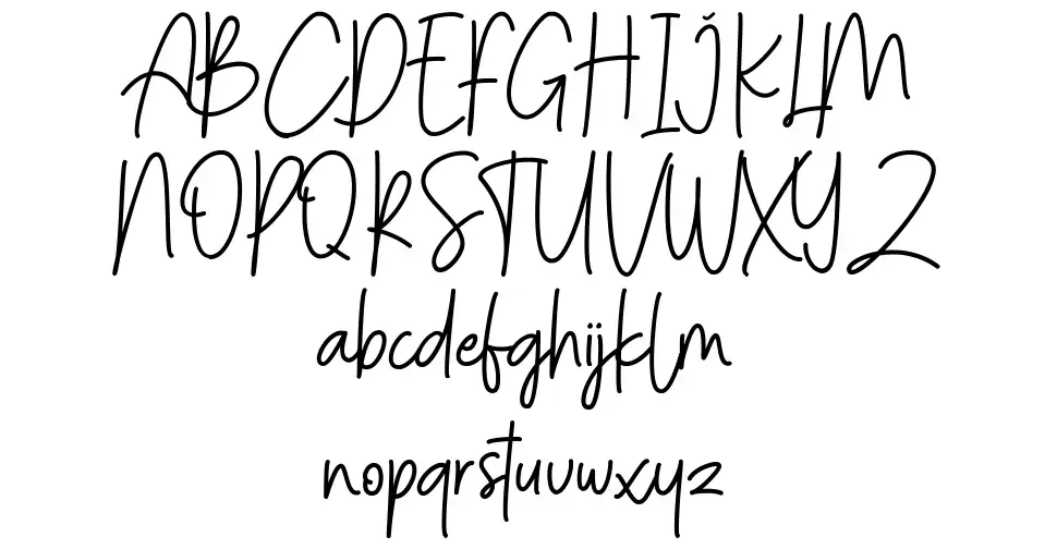 Menulist Beautyfont specimens