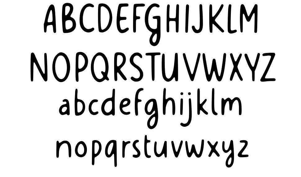 Meowtalk font specimens