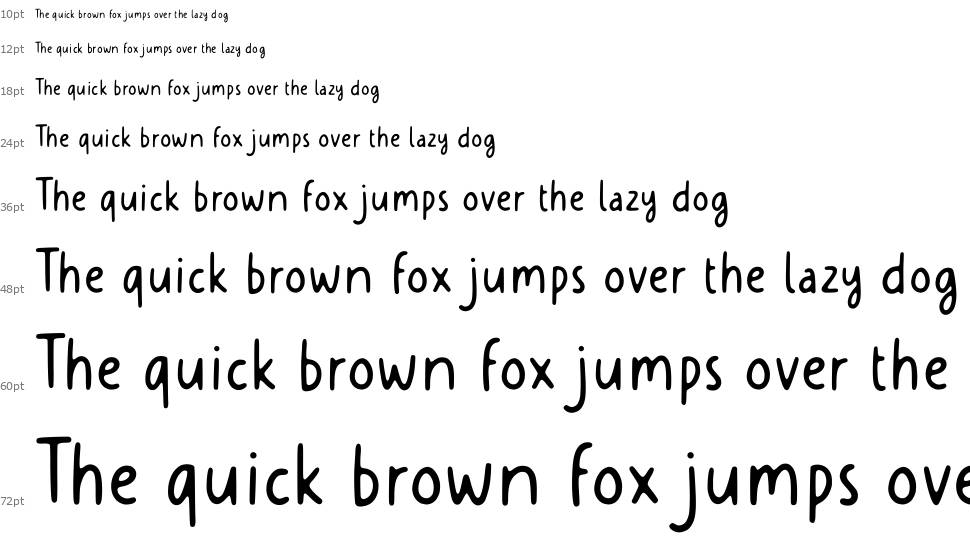 Meowtalk font Waterfall